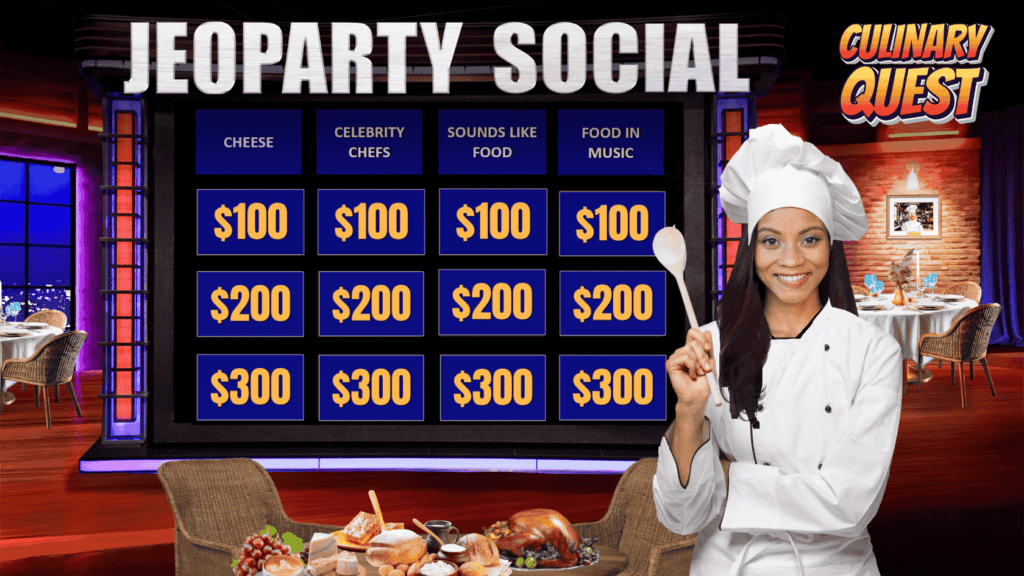 Jeoparty Social: Culinary Quest